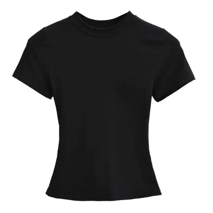 Solid Color Basic Style T-shirt