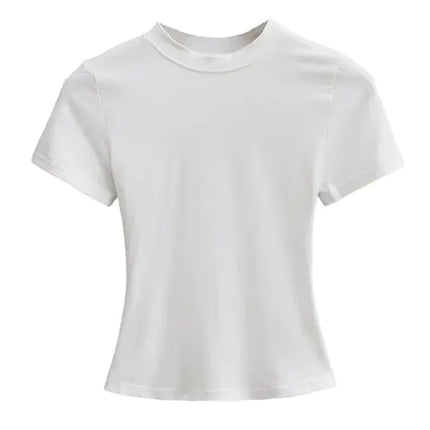 Solid Color Basic Style T-shirt