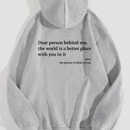 Dear Person Behind Me, Hoodie